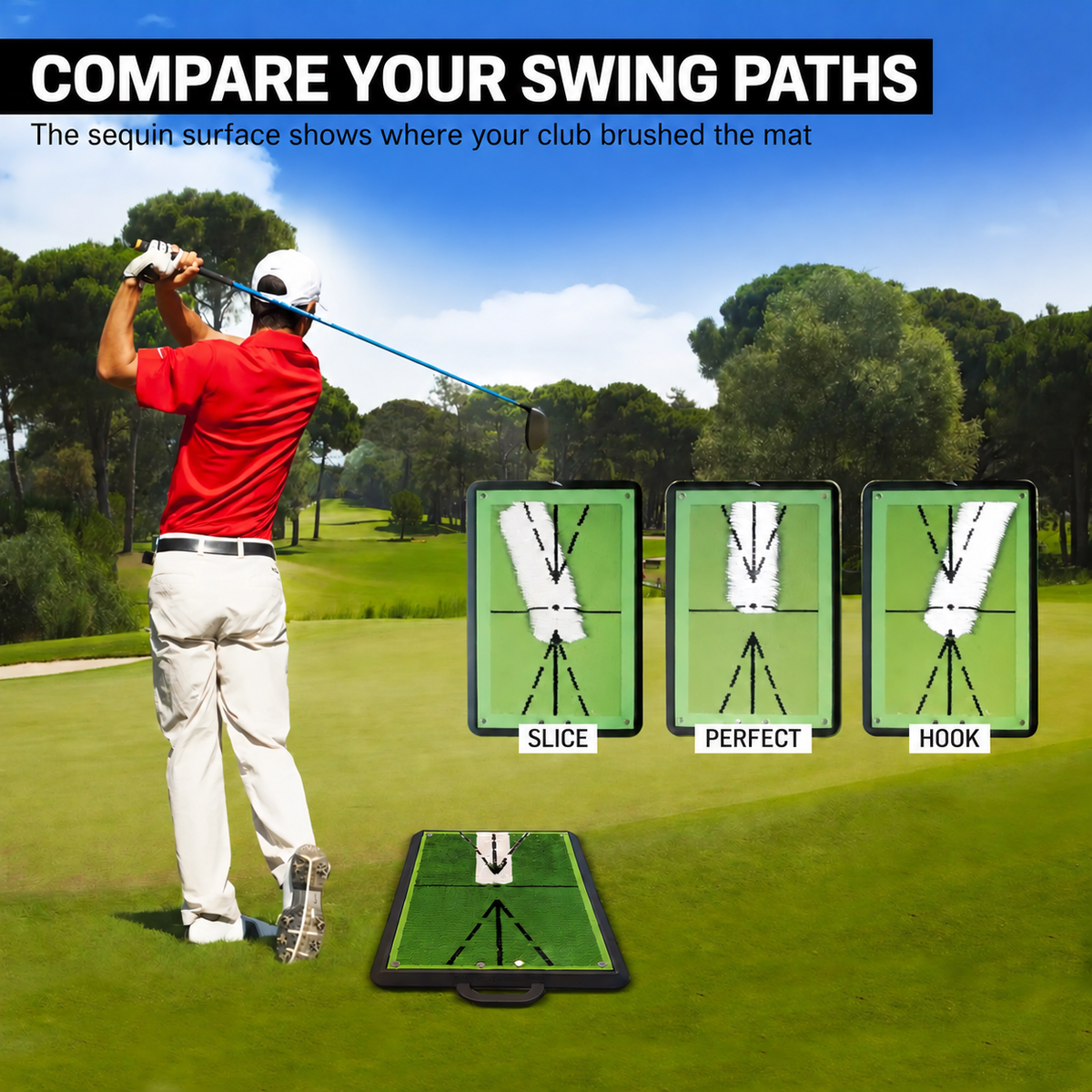 Golf Swing Feedback Mat