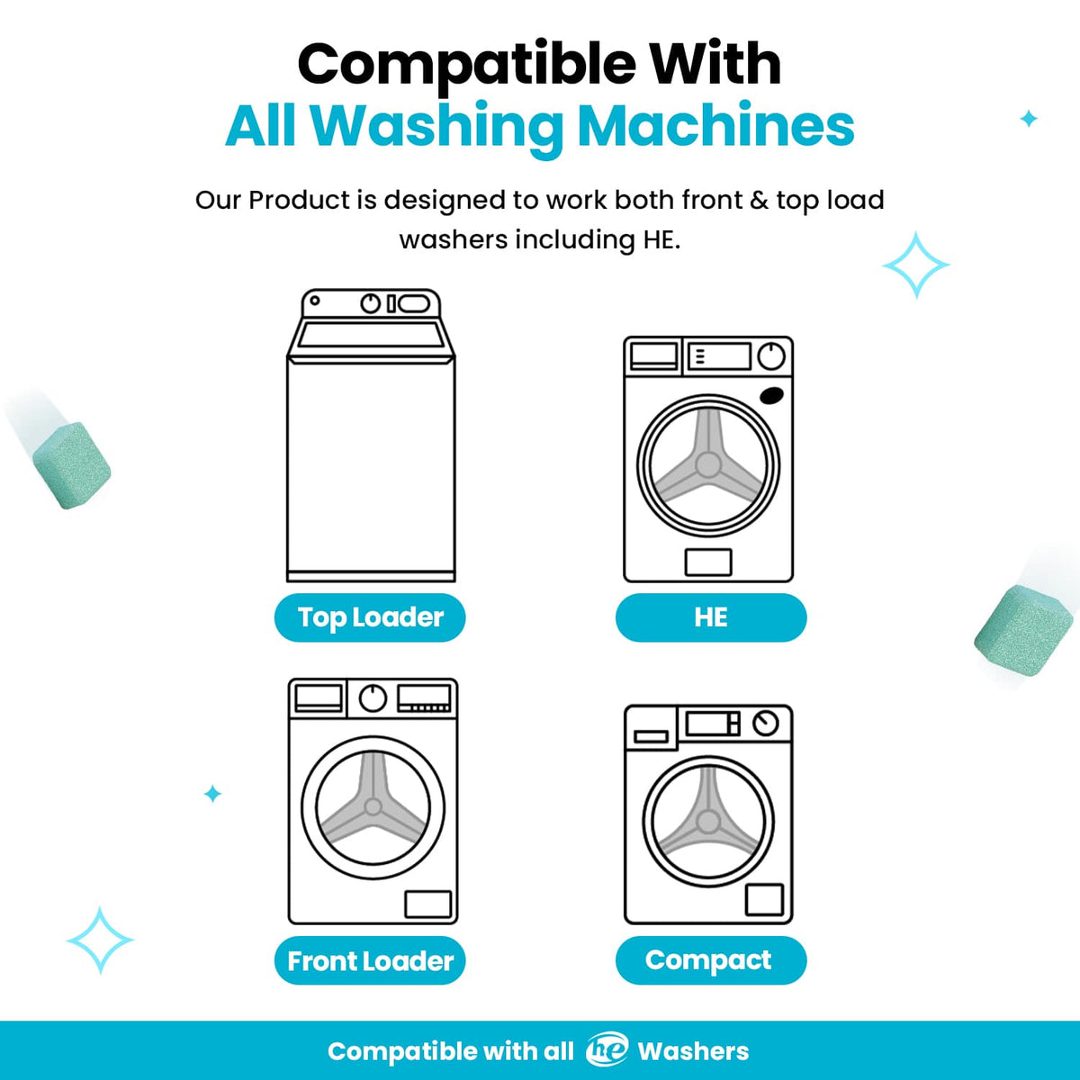 Compatible washer types