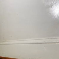 Wall after cleaning