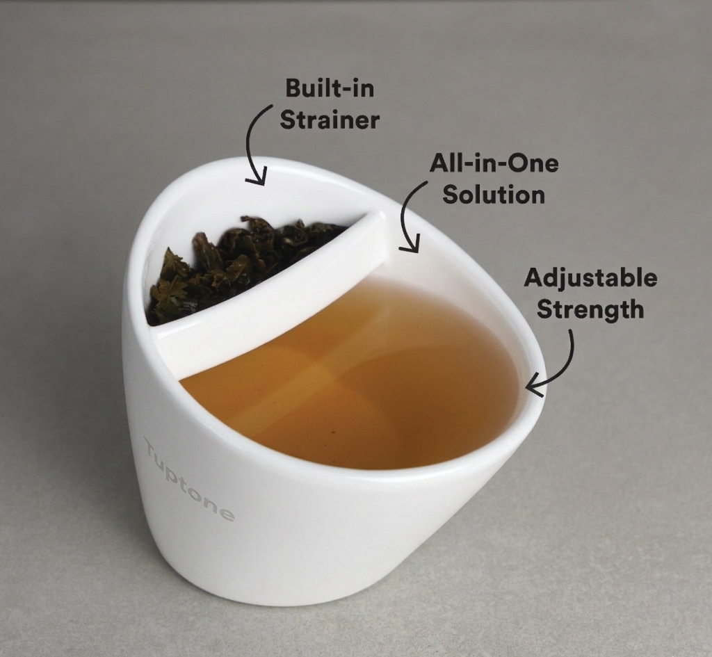 Oblique Smart Teacup