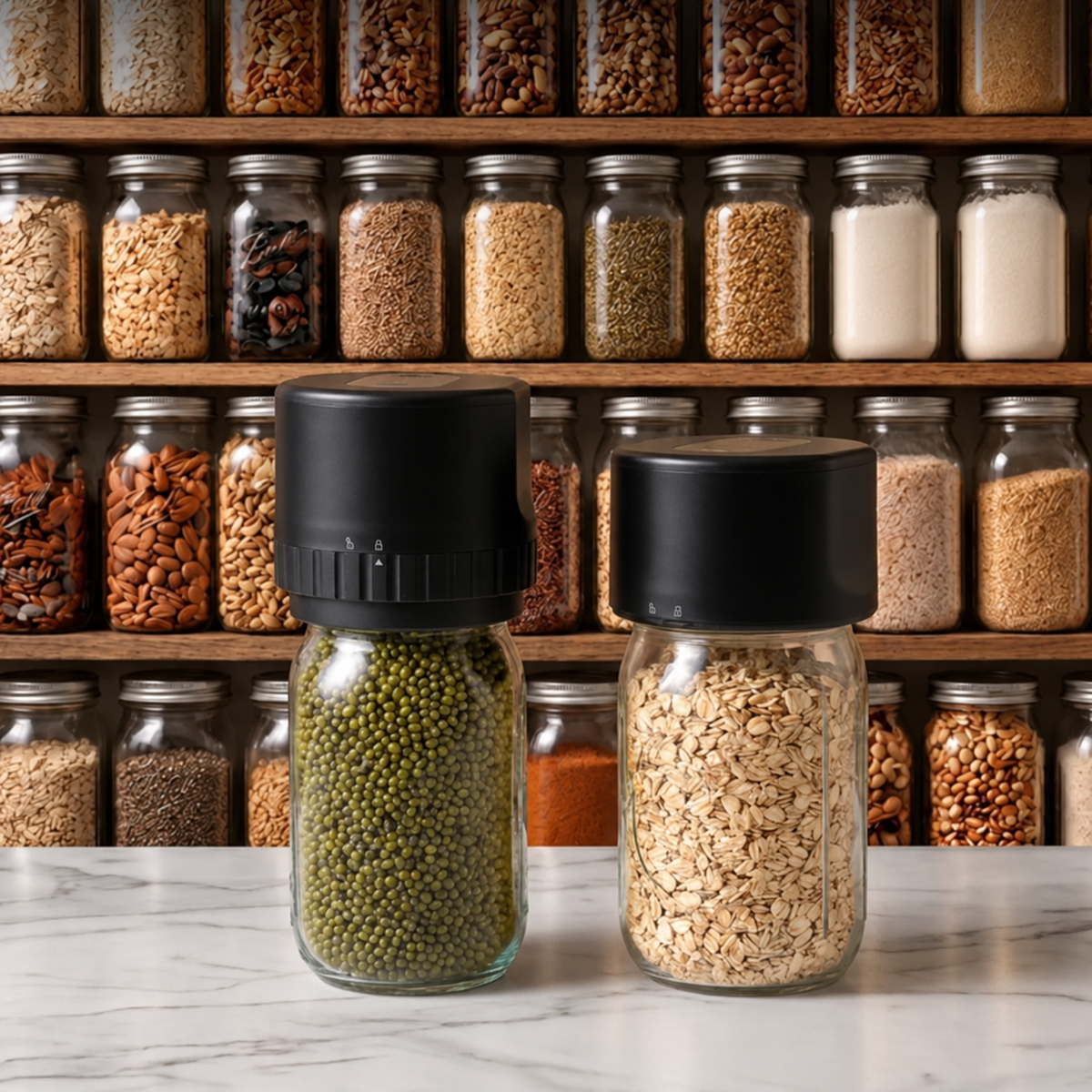 Regular and wide-mouth mason jar formats