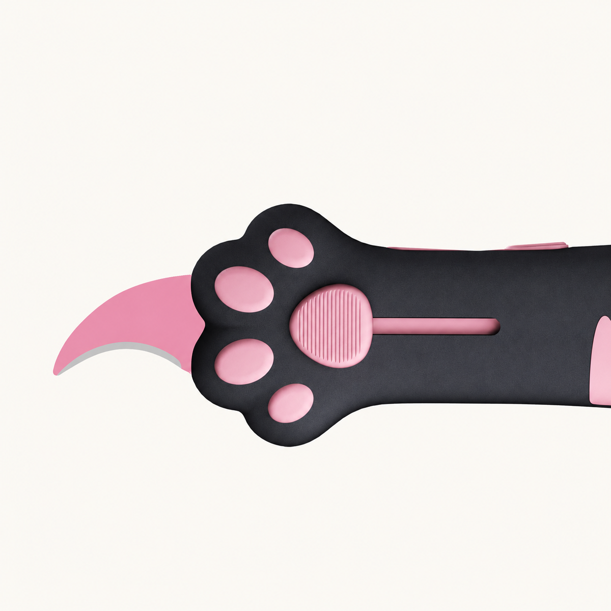 Cat-paw cutter blade and slider detail
