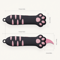 Cat-paw cutter extended and retracted dimensions