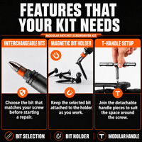 Modular Ratchet Screwdriver Set
