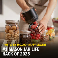 Cordless Mason Jar Vacuum Sealer lifestyle image