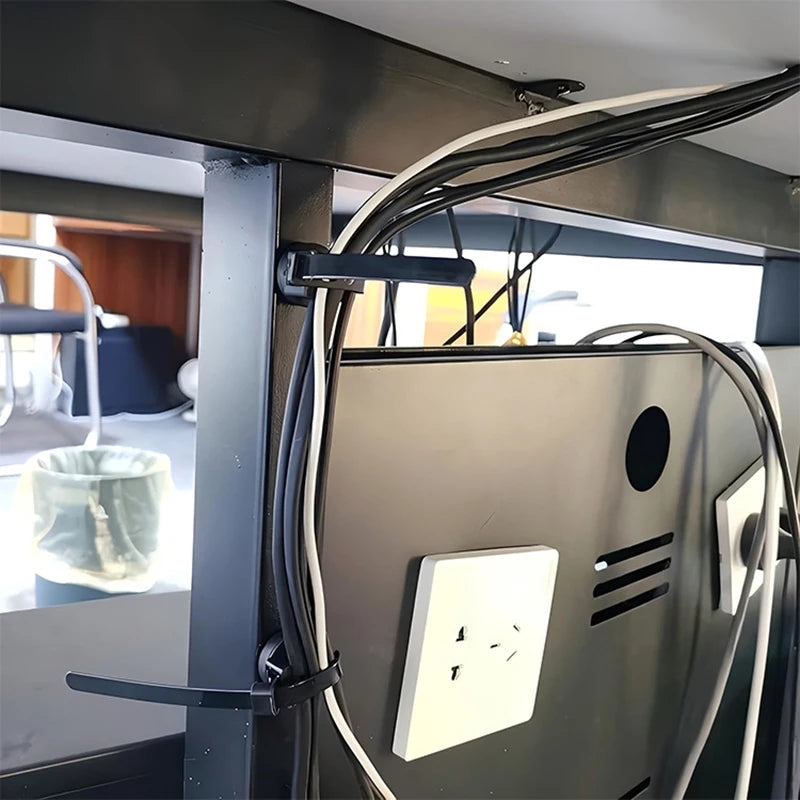 Magnetic Cable Tie Holders in-use detail