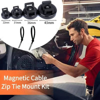Magnetic Cable Tie Holders application detail