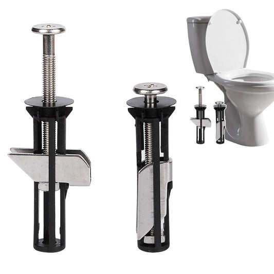 Top-Tightening Toilet Seat Fasteners — 2 Pieces