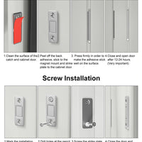 Cabinet magnetic catch installation guide