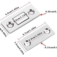 Cabinet magnetic catch dimensions