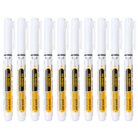 White-Ink Deep-Hole Markers — 10 Pieces